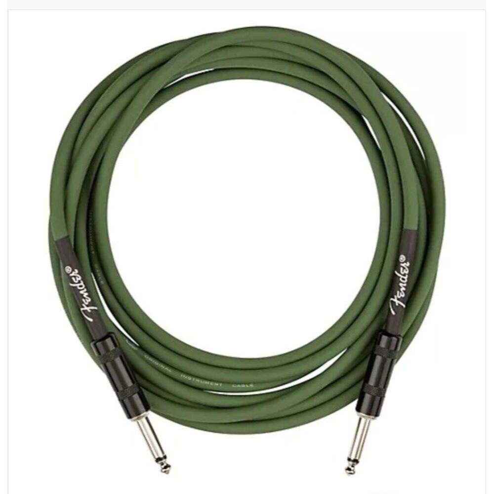 Fender Joe Strummer Pro 13' Instrument Guitar Cable Drab Green Punk Rock Music